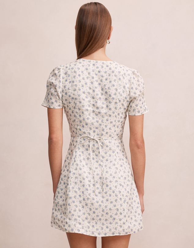 Forever New - Saffia Pintuck Linen Mini Dress