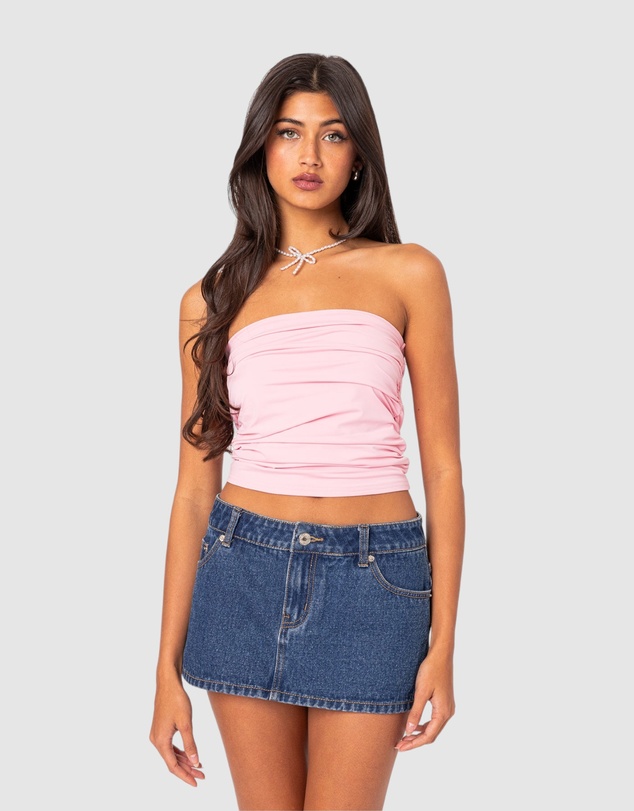 EDIKTED - Isabella Ruched Tube Top