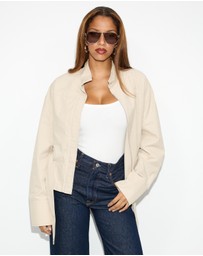 Dazie - Emery Funnel Neck Jacket