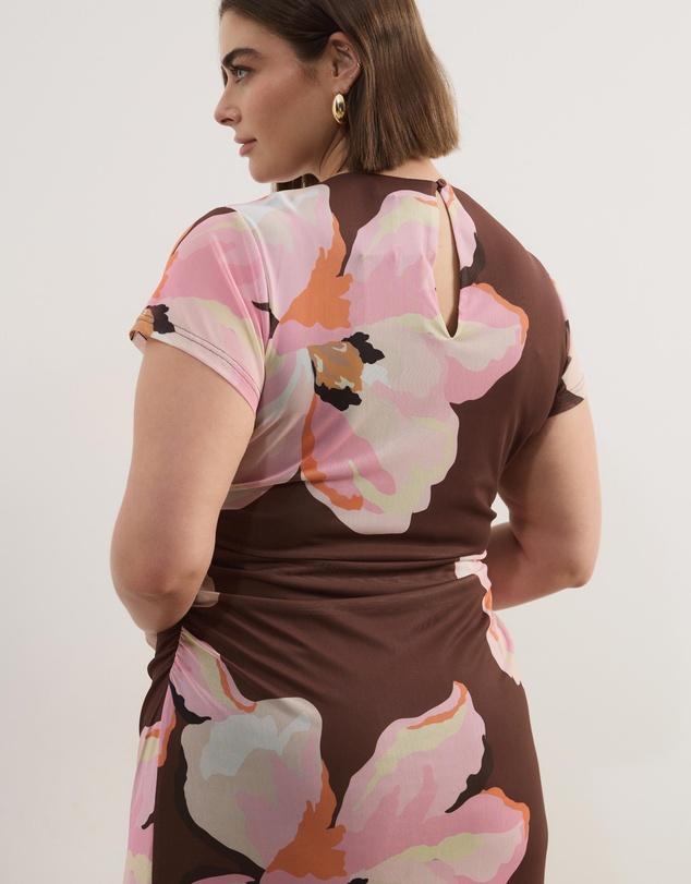 Atmos&Here Curvy - Cap Sleeve Maxi Dress