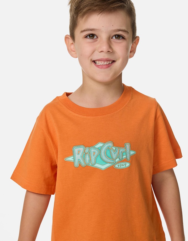 Rip Curl - Ride The Wave Logo Tee - Babies-Teens