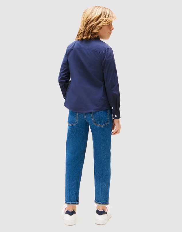 Tommy Hilfiger - Solid Poplin Shirt - Teens