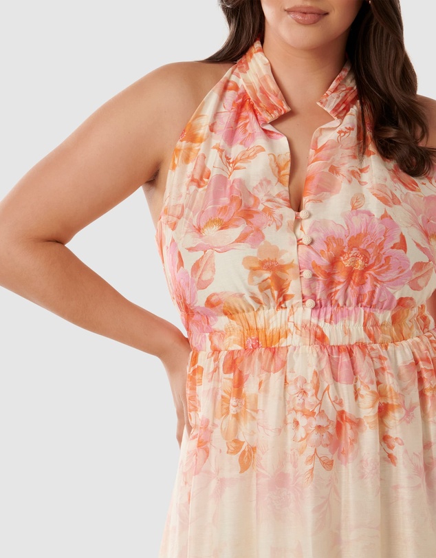 Forever New Curve - Ivy Curve Printed Midi Dress
