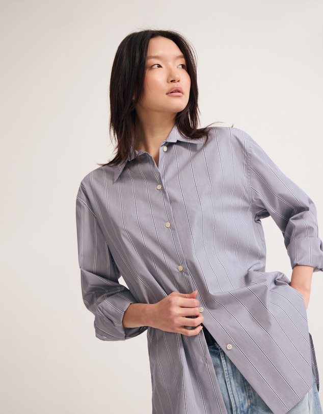Oxford - Hailey Stripe Oversized Shirt