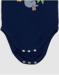 B Free Intimate Apparel - 100% Organic Cotton Short Sleeve Baby Bodysuit - Baby & Toddler