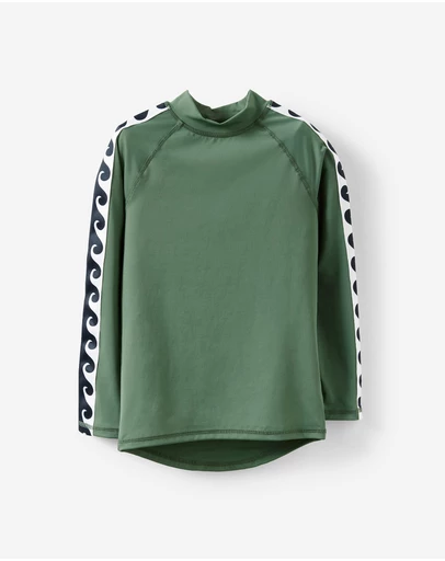 Cotton On Kids - Flynn Long Sleeve Raglan Rash Vest
