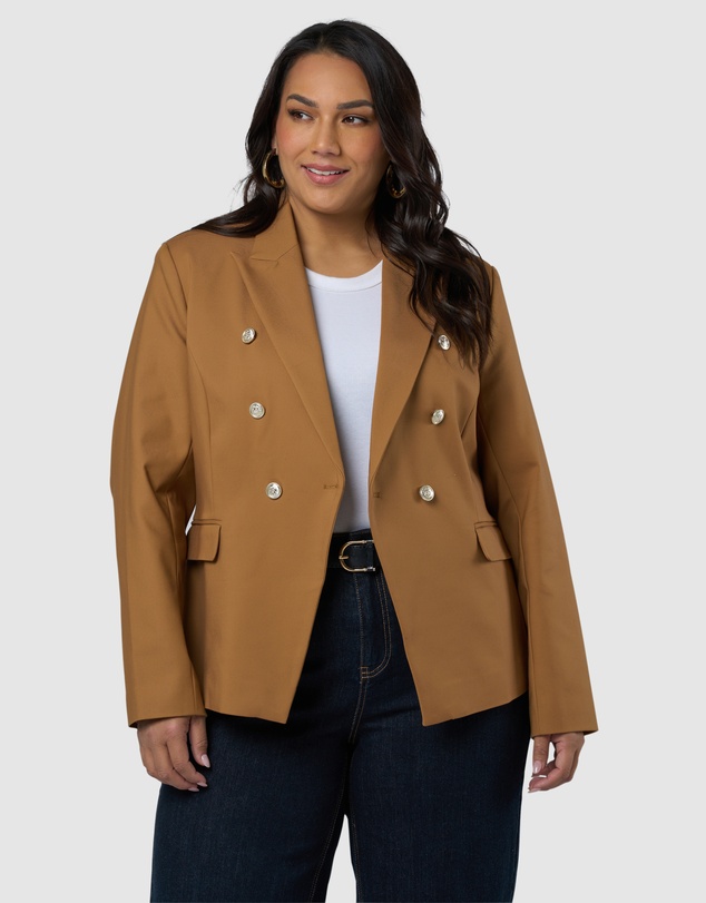 Something 4 Olivia - Madeleine Button Blazer