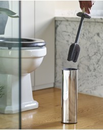 Joseph Joseph - Flex™ 360 Luxe Advanced Toilet Brush with Stainless Steel Finish