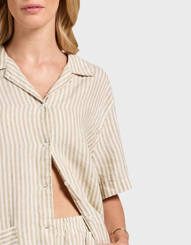 Academy Brand - Gladys SS Linen Shirt