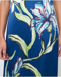 AERE - Allona V-Neck Maxi Dress