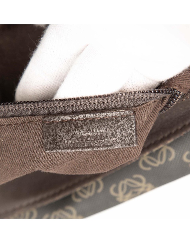Pre-Loved by Azura Reborn - Pre-Loved Anagram Coated Canvas Flap Crossbody