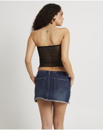 Insight - Mindy Butterflyhem Bandeau Top