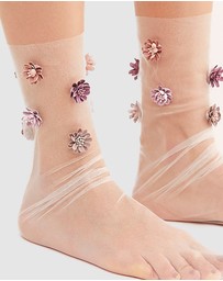 High Heel Jungle - Never Settle Petal Tulle Sock