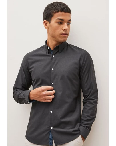 NEXT - Stretch Oxford Long Sleeve Shirt
