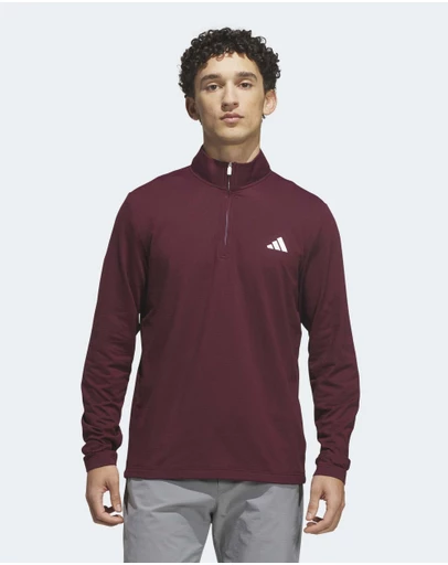 adidas Performance - PERFORMANCE TEXTURE QUARTER-ZIP SWEATSHIRT Mens