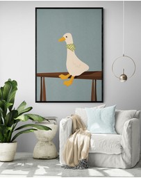Inka Arthouse - Charming Goose Art Print
