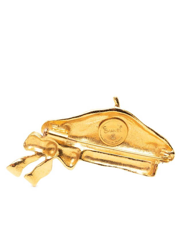 Pre-Loved by Azura Reborn - Pre-Loved Gold Plated Beret Hat Brooch