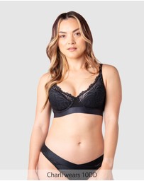 Hotmilk Maternity Lingerie - Warrior 2.0 Plunge Nursing Bra - Flexiwire