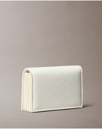 Calvin Klein - Allover Monogram Logo Accordion Card Case