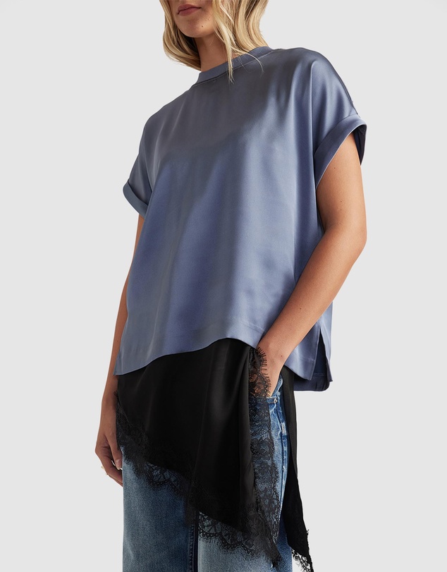 Decjuba - AnnMaree Satin Tee