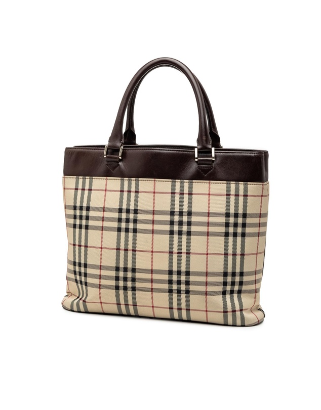 Pre-Loved by Azura Reborn - Pre-Loved House Check Canvas Tote