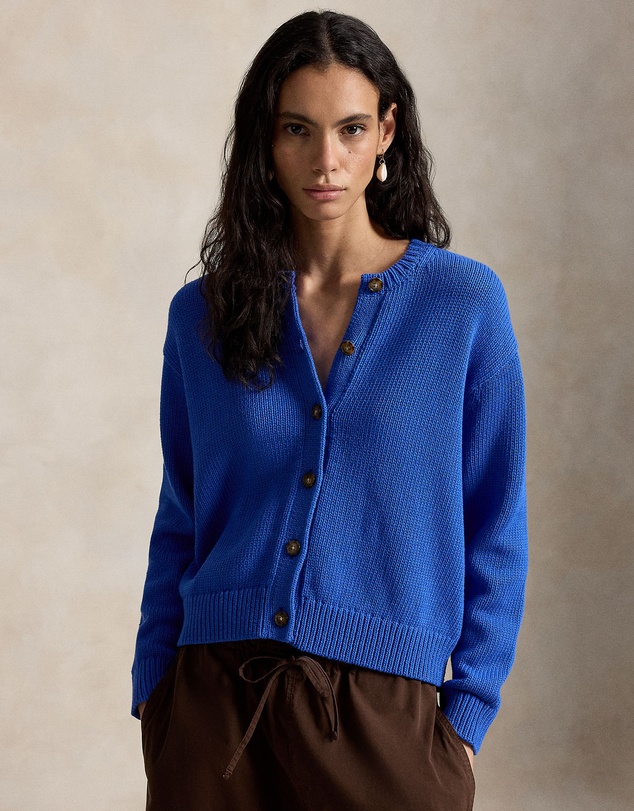 Polo Ralph Lauren - Linen-Blend Crewneck Cardigan