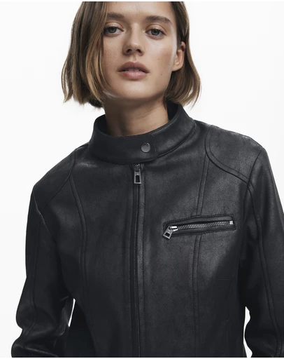 Desigual - Mandarin collar jacket