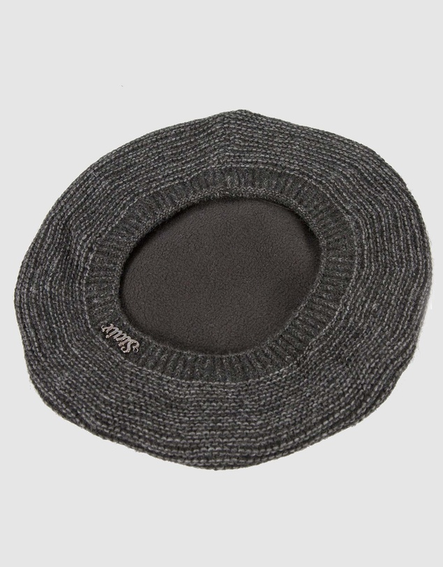 Max Alexander - European Made Crocheted Grey Wool Beret