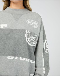All About Eve - Kyoto Vintage Panel Crew Grey Marle