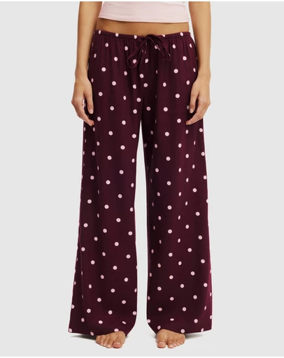 Cotton On Body - Cloud Soft Flannel Wide Leg Pants