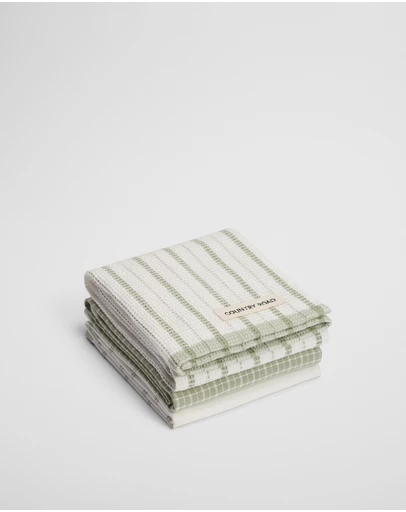 Country Road - Laine Australian Cotton Tea Towel Pack Of 3