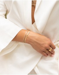 Mestige - Twilight Duo Bracelet - 18K Gold Plated