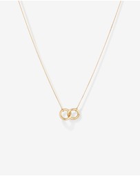 Michael Hill - 45cm (18”) Double Circle Necklace in 10kt Yellow Gold