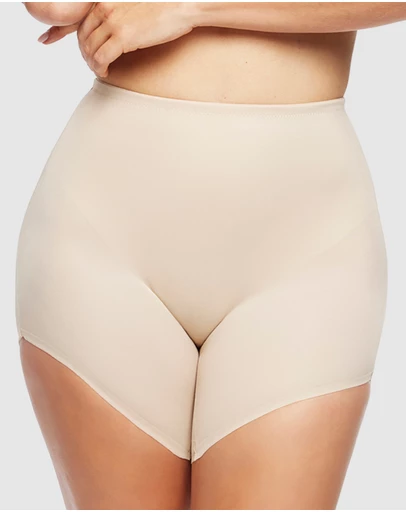 Naomi & Nicole - Sidekick Slanted Hem High Leg Shapewear Short