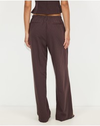 Dazie - Solace Pinstripe Trousers