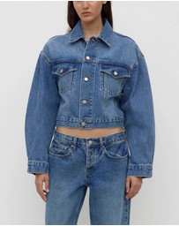 Assembly Label - Cropped Denim Jacket