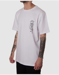 Fallen Footwear - Mens Flash T-Shirt White