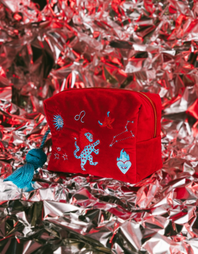 The Somewhere Co - Leo Astrology Cosmetic Case