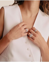 THOMAS SABO - THOMAS SABO Ring with White Zirconia Centre Stone