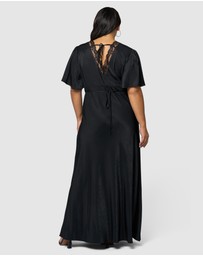 Sunday In The City - Electric Guitars Maxi Dress