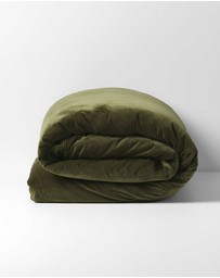 Aura Home - Luxury Velvet Quilt Cover