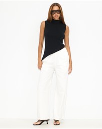 Dazie - Gracie High Neck Knit Top