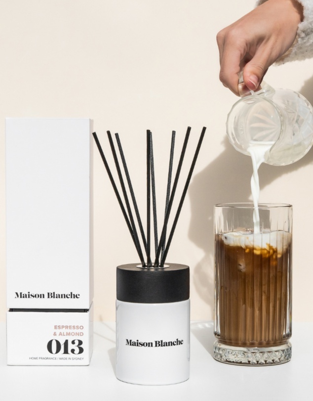 Maison Blanche - 013 Espresso & Almond - Reed Diffuser