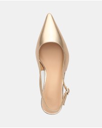 Wittner - Leia Metallic Leather Slingbacks
