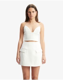 Bardot - Delphi Strapless Crop Top