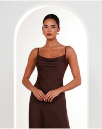 Pilgrim - Natalie Cowl Neck Maxi Dress