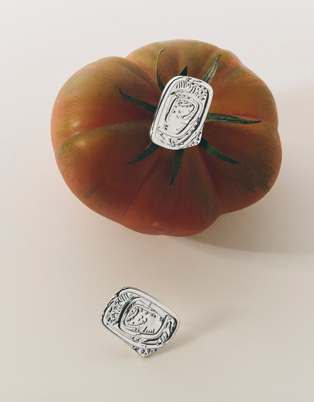HOUSE OF SLANI - Textured Silver Keelie Earrings