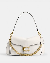 Coach - Smooth Leather Chain Tabby Shoulder Bag With Chain