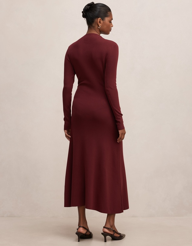 Forever New Petite - Irina Petite Long Sleeves Tie Knitted Dress