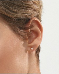 SAINT VALENTINE - True Love Flatback Studs - Gold